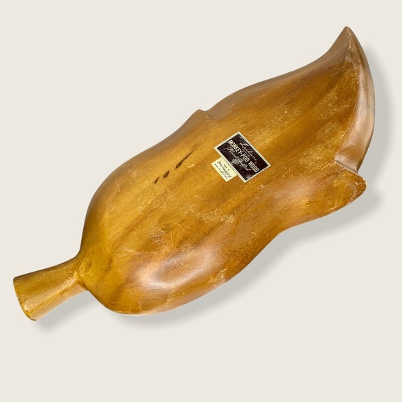 Vintage Monkey Pod Wood Dish - Picture 2 of 5